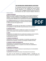 Los 15 Principios de Contabilidad Generalmente Aceptados