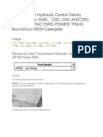 CAT D3C, D4C AND D5C SERIES II Transmission Hydraulic Control Valves