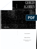 AGAMBEN - A Ideia Da Prosa PDF