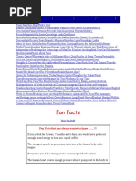 50 Interesting Facts | PDF