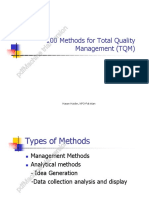 100 Methods For Total Quality Management (TQM) : Pdfmachine Trial Version