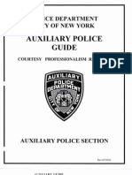 NYPD Auxiliary Patrol Guide