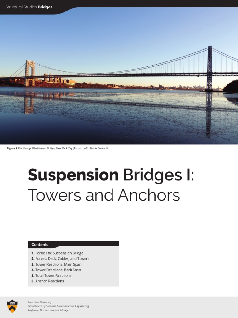 3-Br-Suspension Bridges 1 PDF | PDF | Tower | Bridge