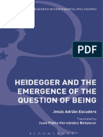 257656809 Adrian Escudero Jesus Heidegger and the Emergence of the Question of Being