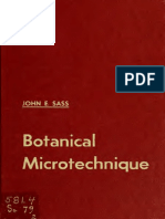 Botanical Microtechnique - by John E Sass