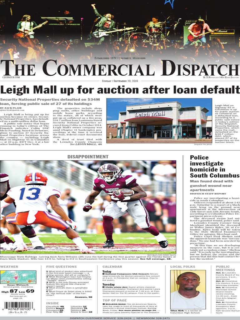 Commercial Dispatch Eedition 9-30-18 | PDF | United States Postal ...