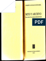 González Echevarría - Mito y Archivo - Selección PDF