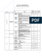 Clasa v - EFS - Planul Calendaristic Semestrial