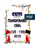 Template Cuti Tahun Baru Cina