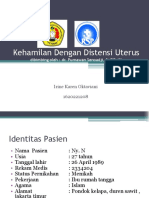 Kehamilan Dengan Distensi Uterus: Dibimbing Oleh: Dr. Purnawan Senoadji, Spog (K)