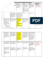 Learning and Teaching Program Assignment