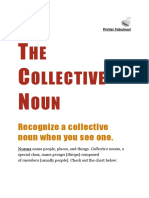 HE Ollective OUN: Recognize A Collective Noun When You See One