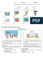 Grade 3-Lesson 7- Weather Forecast--For Class Activity-telling Weather-01.10.18