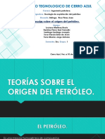 2.1teorías Sobre El Origen Del Petróleo