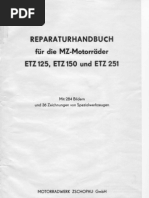 Download Reparatursanleitung MZ ETZ 125 - 150 - 251 German by rabu64 SN38978163 doc pdf