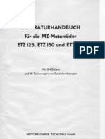 Reparatursanleitung MZ ETZ 125 - 150 - 251 (German)