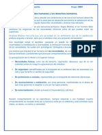 Teoría de Las Necesidades Humanas y Los Derechos Humanos