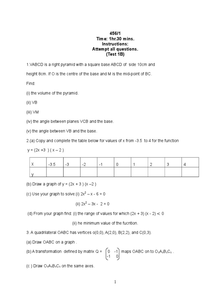 s4 General Graded Maths | PDF | Triangle | Area