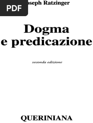 Dogma E Predicazione Joseph Ratzinger