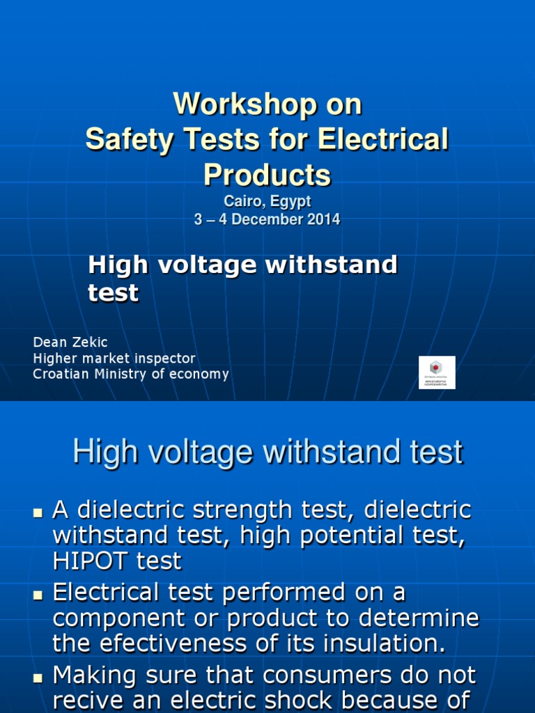 High Voltage Testing Workshop Insights | PDF | Capacitor | Insulator ...