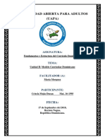 Tarea 2 - Modelo Curricular Dominicano