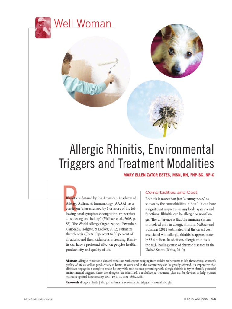 Allergic Rhinitis, Environmental | PDF | Allergy | Allergen