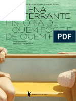 livro de Elena Ferrante -Historia de Quem Foge e de quem fica