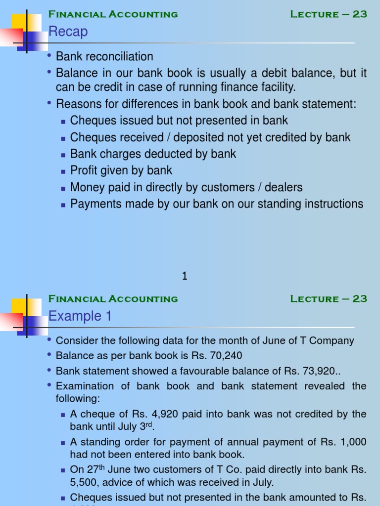 Financial Accounting - MGT101 Power Point Slides Lecture 23 | PDF ...