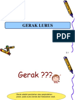 Gerak Lurus