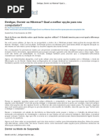 Desligar, Dormir Ou Hibernar - Qual a Melhor Opção Para Seu Computador