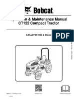 Operation & Maintenance Manual CT122 Compact Tractor: S/N ABF511001 & Above