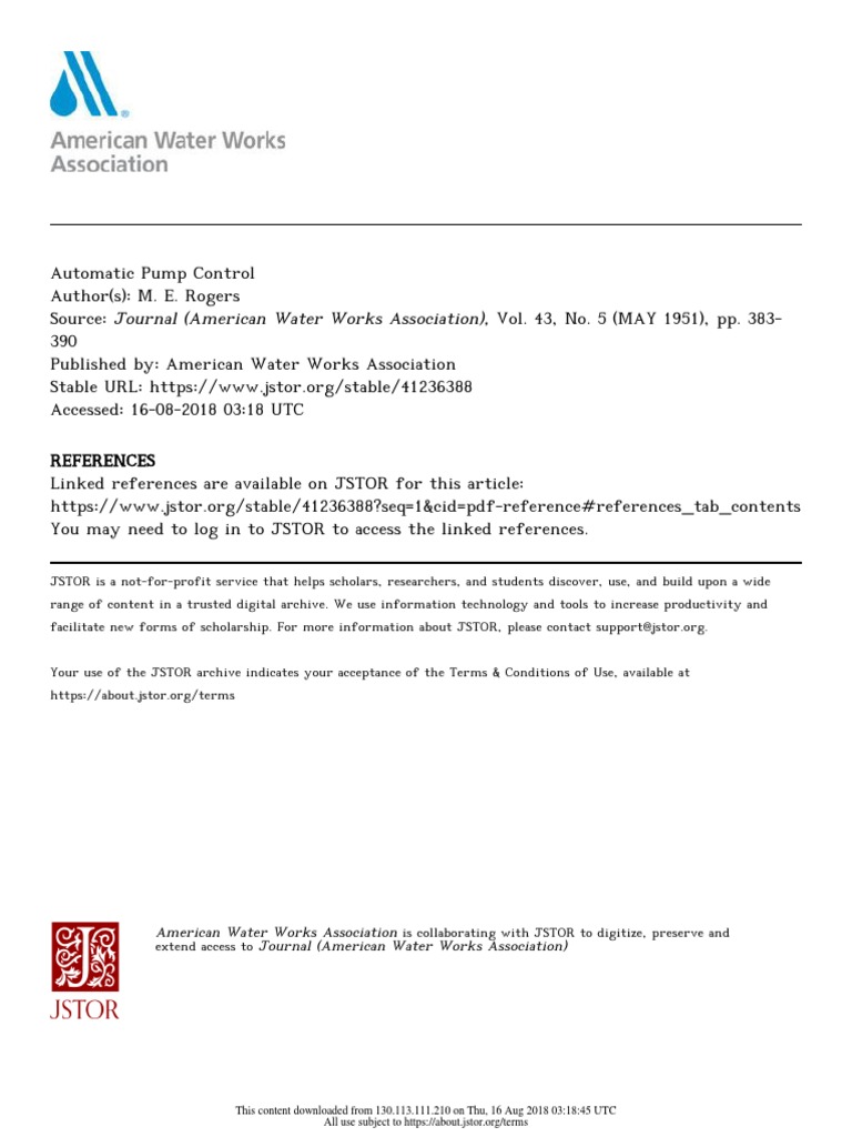 Automatic Pump Control Systems Explained | PDF | Pump | Electric Power ...