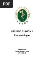 #Resumo Clínica l - Reumato - Cristian Pereira