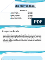 Formulasi Emulsi Minyak Ikan