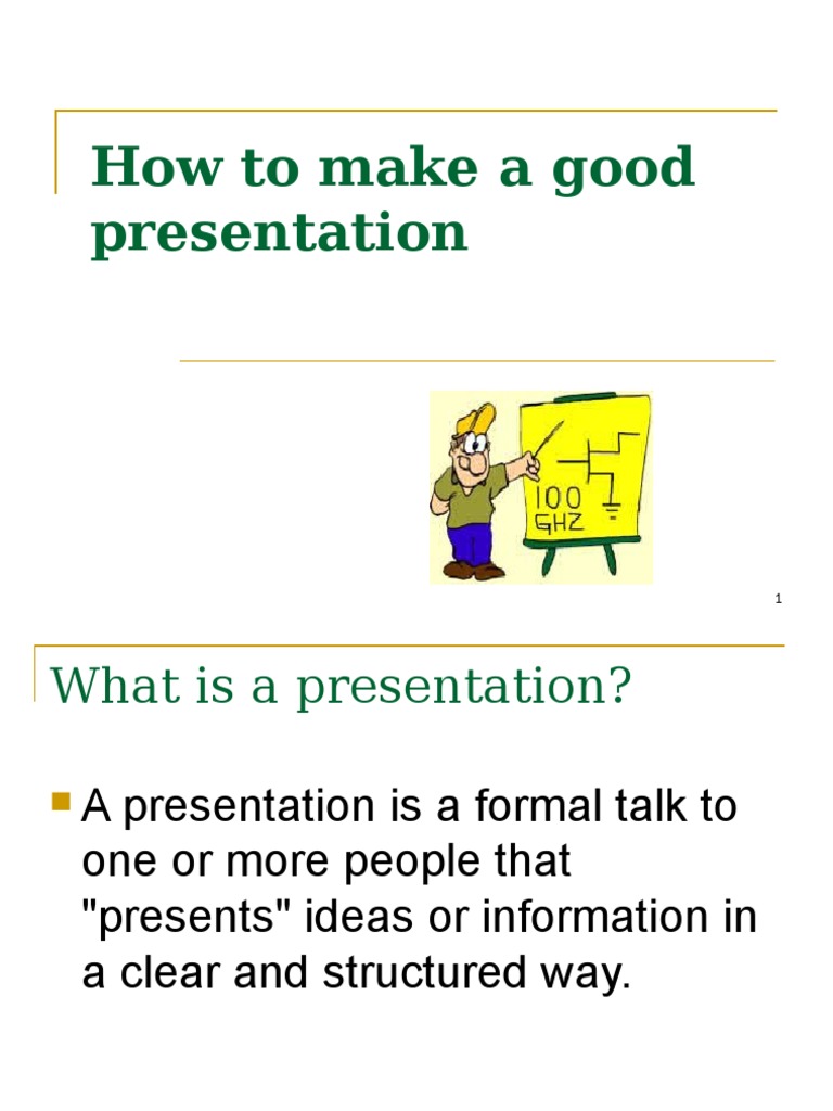 Good presentation skills picture