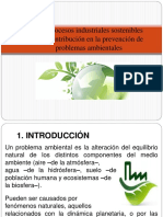 Procesos industriales sostenibles y prevención de problemas ambientales