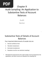 Chapter 9 - Audit Sampling - Substantive Tests of Account Balances - Answers