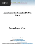 Samael Aun Weor - Apontamentos Secretos de Um Guru