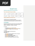 Homework Modal Verbs