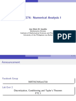 Lecture 4 Numerical Analysis
