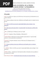 OCTUBRE NOTICIAS SAHARA