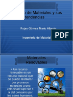 Consumo de Materiales y Sus Tendencias