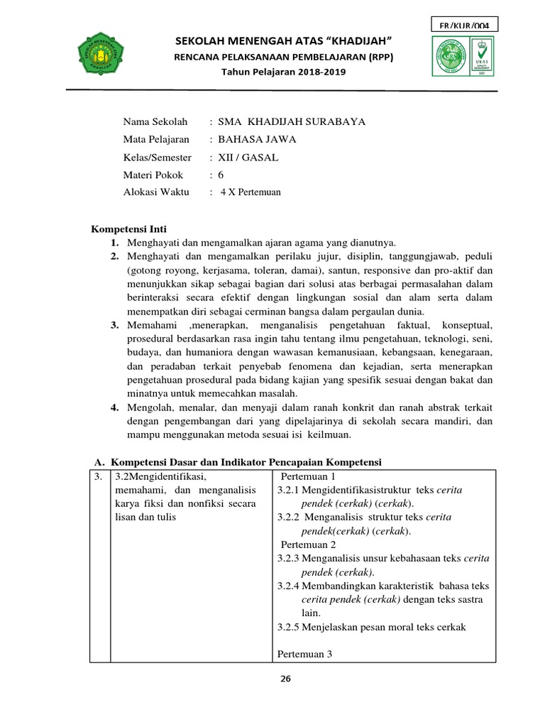 Rpp Xii Cerkak Sosialisasi Docx
