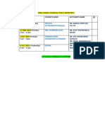 Final Exam Schedule Year 3 Semester 2