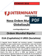 Globalização - Nova Ordem Mundial