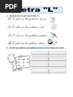 Actividades con la letra S para primer grado | PDF