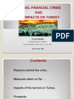 GLOBAL FINANCIAL CRISIS AND ITS IMPACTS ON TURKEY
