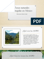 Áreas Naturales Protegidas en México