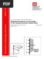 Simplified Procedures For The Design of Tall Flexible Anchored Tieback Walls