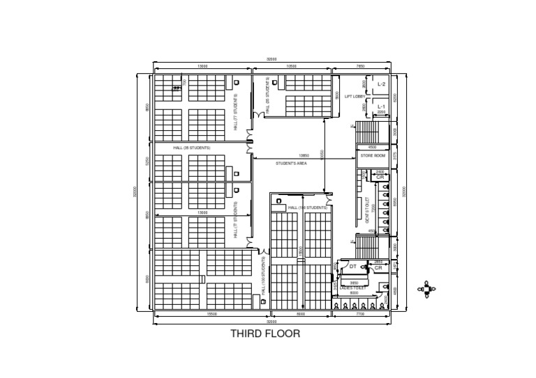 Third Floor Layout and Facilities Overview | PDF